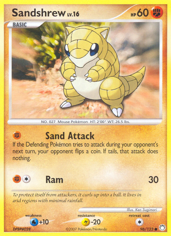 Mysterious Treasures Sandshrew #96/123